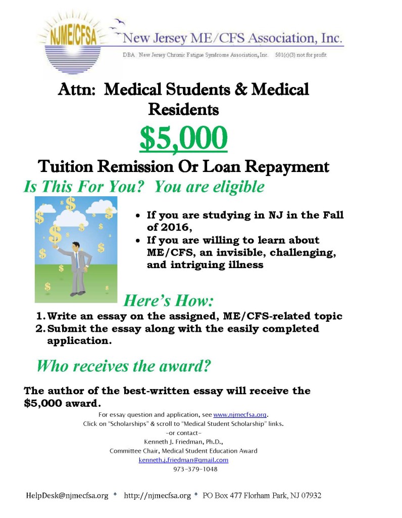 2016 Medical Scholarship Flyer
